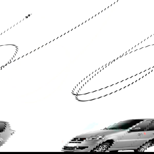 Cabo Abertura Tanque Combustivel Chery Qq 1.0 2014 2015 2016