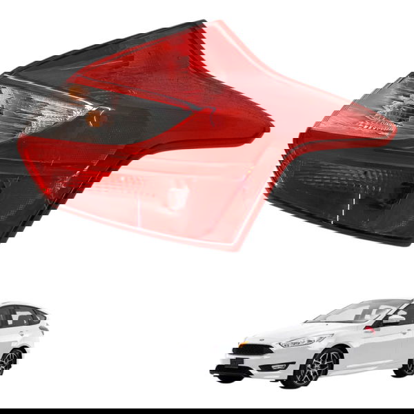 Lanterna Traseira Direita Ford Focus Hatch 2014 2015 2016 Direito/passageiro