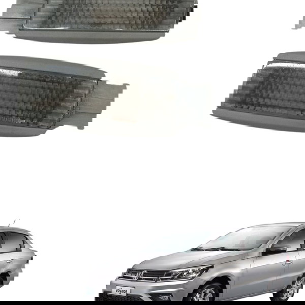 Par Lanterna Luz Teto Volkswagen Voyage 2014 2015 2016 2017