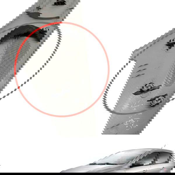 Acabamento Direita Parabrisa Volkswagem Voyage 2015 Detalhe