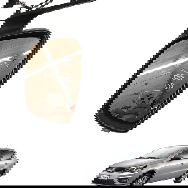 Retrovisor Direito Eletrico Volkswagen Voyage 2015 Detalhe