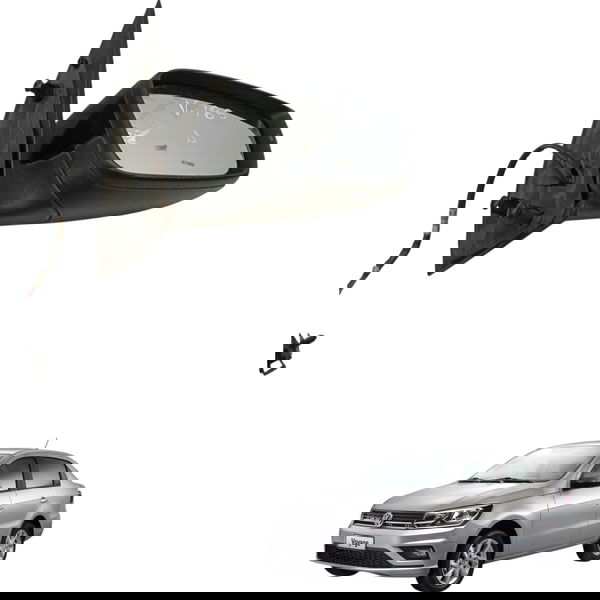 Retrovisor Direito Eletrico Volkswagen Voyage 2015 Detalhe