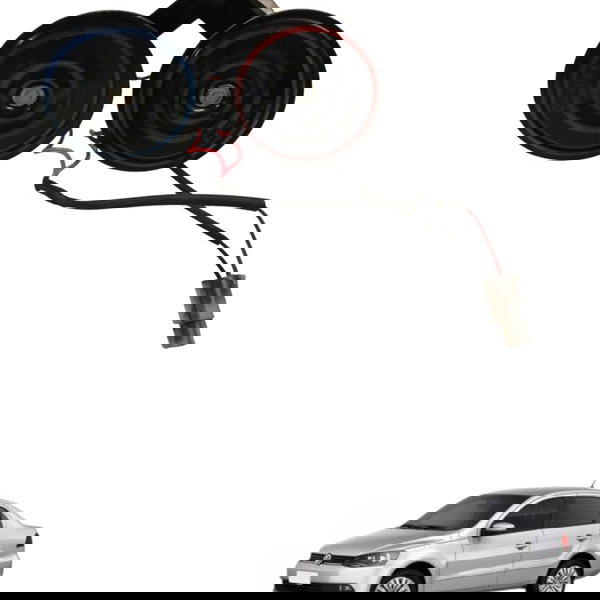 Buzina Dupla Panelinha Grave Agudo Gauss Gb 1060 Vw 2014