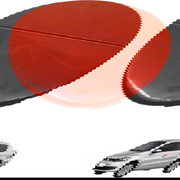 Portinhola Tanque Combustível Volkswagen Voyage 2014 2015 Vermelho 2014