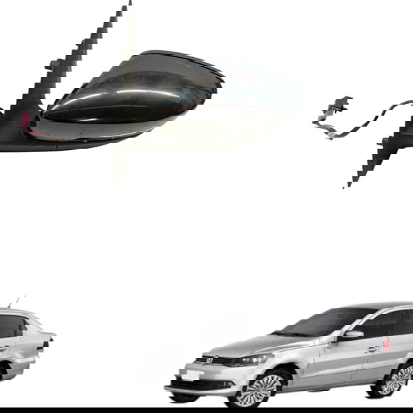 Retrovisor Esquerdo Eletrico Volkswagen Voyage 2015 Detalhe