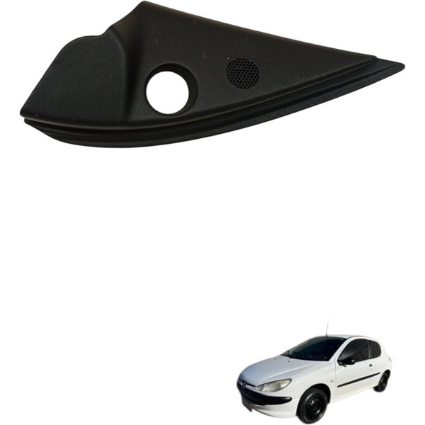 Moldura Interna Retrovisor Esquerdo Peugeot 206 2005 2006