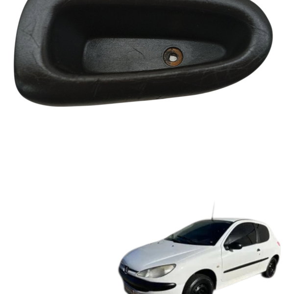 Moldura Puxador Porta Traseira Direita Peugeot 206 2004 2005