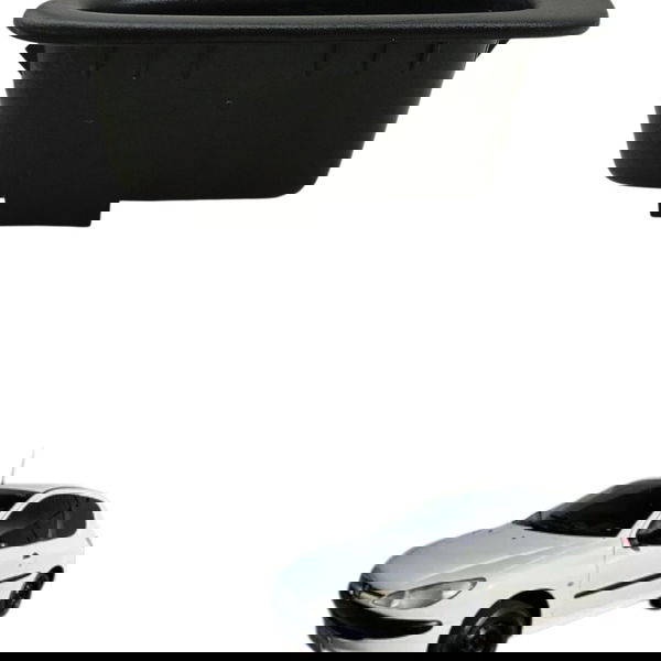Moldura Puxador Porta Traseira Direita Peugeot 206 2004 2005
