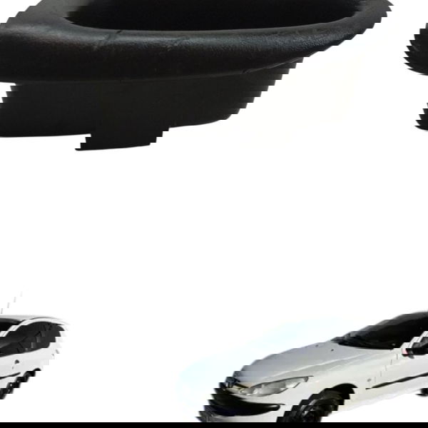 Moldura Puxador Porta Dianteira Direita Peugeot 206 2005
