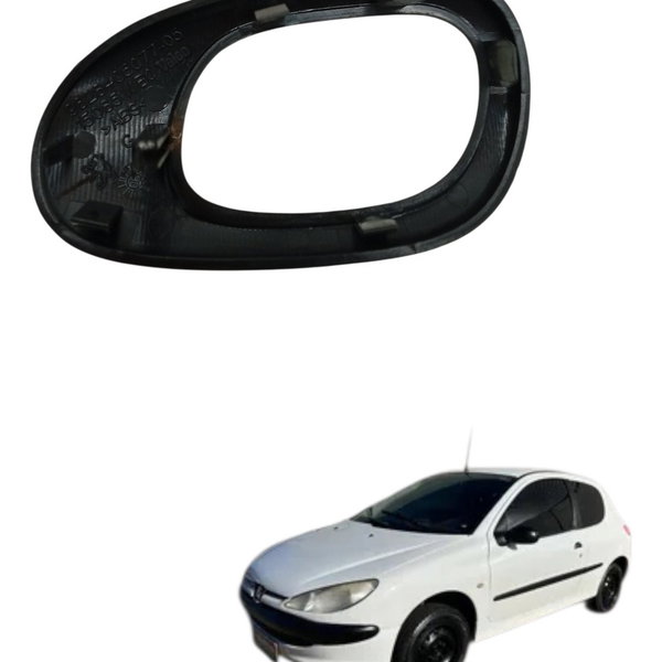 Moldura Maçaneta Interna Traseira Esquerda Peugeot 206 2005