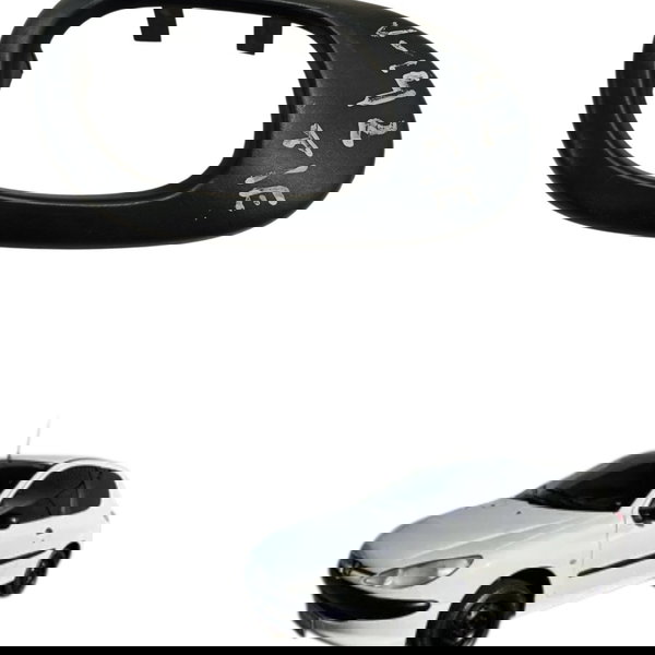 Moldura Maçaneta Interna Traseira Esquerda Peugeot 206 2005
