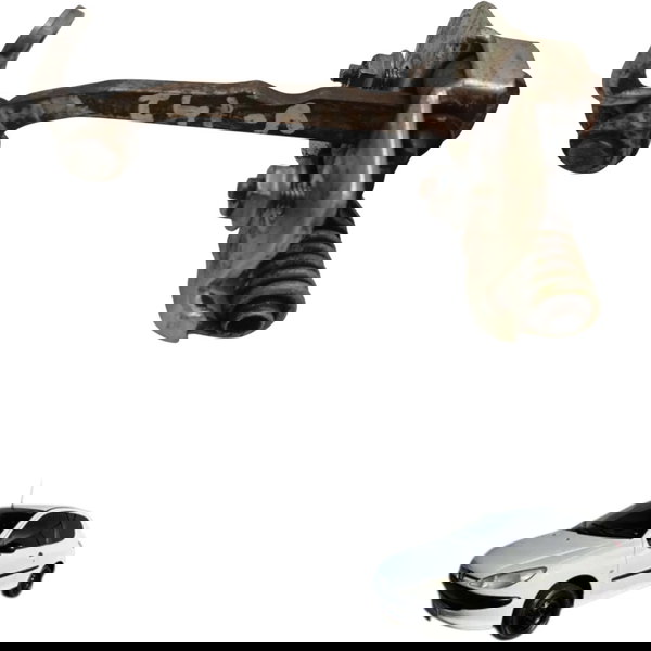 Limitador Porta Traseiro Direito Peugeot 206 2004 2005 2006