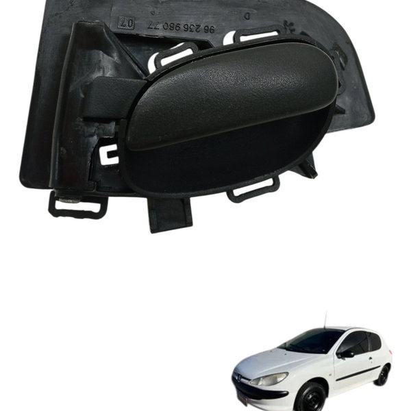 Maçaneta Interna Dianteira Esquerda Peugeot 206 2004 2005 Dianteira