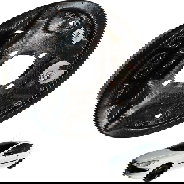 Sapata Espelho Freio Traseiro Direito Peugeot 206 2004 2005