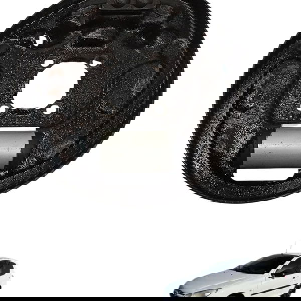 Sapata Espelho Freio Traseiro Esquerdo Peugeot 206 2004 2005