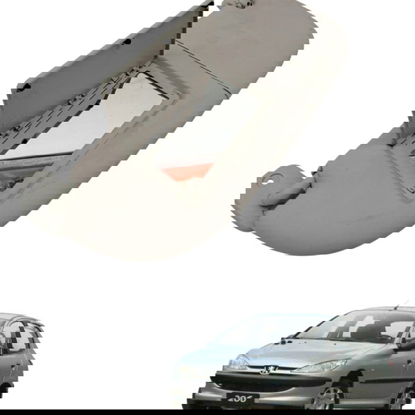 Quebra Sol Esquerdo C/espelho Peugeot 206 2004 2005 2006