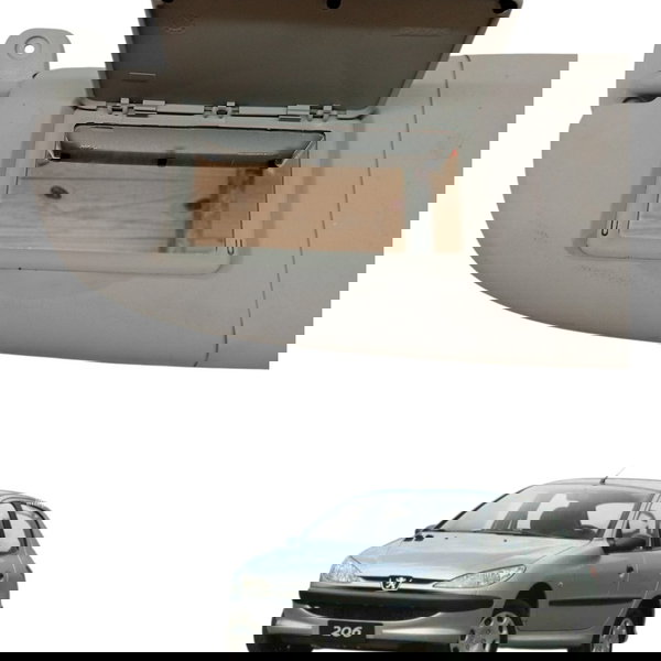 Quebra Sol Esquerdo C/espelho Peugeot 206 2004 2005 2006