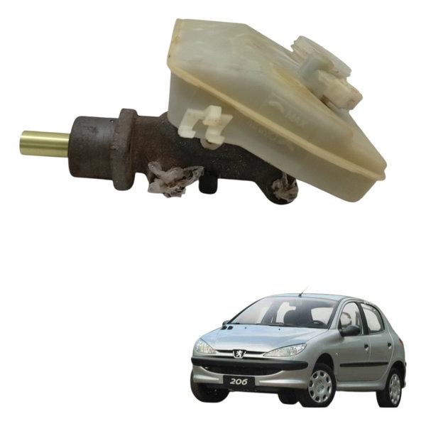 Cilindro Mestre Freio Reservatorio Peugeot 206 2072004 2005