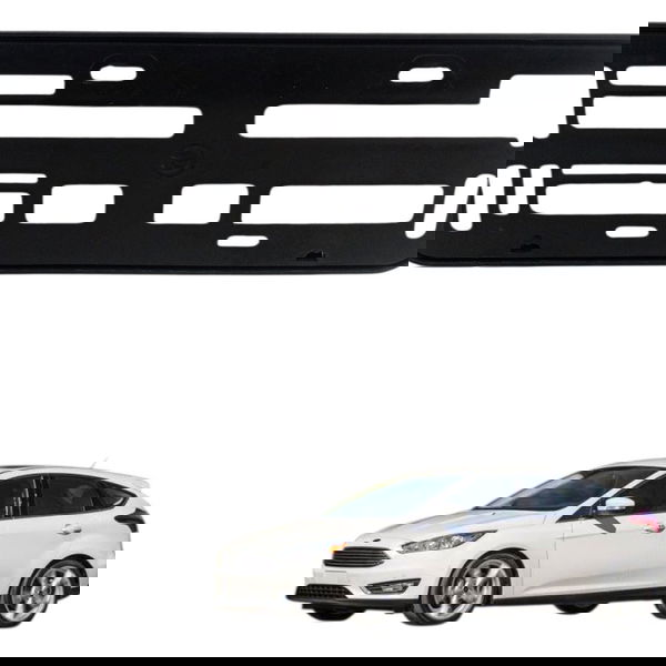 Suporte Placa Ford Focus Hatch 2014 2015 2016 2017 2018 2019