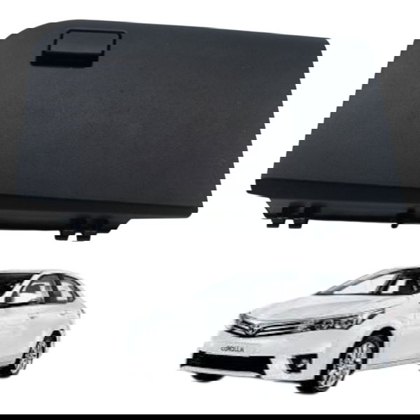 Tampa Porta Luvas Toyota Corolla 2016 2017 2018 2019 Detalhe