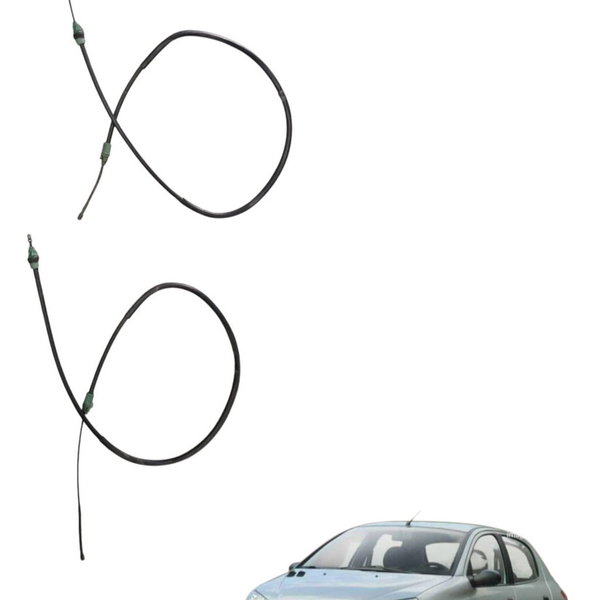 Par Cabo Freio Mão Peugeot 206 1.4 2004 2005 2006 2007 2008