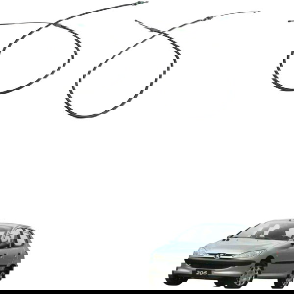 Par Cabo Freio Mão Peugeot 206 1.4 2004 2005 2006 2007 2008
