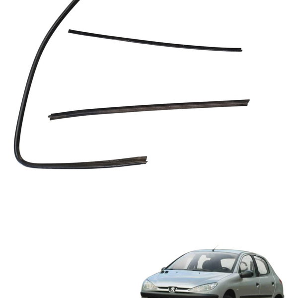 Kit Canaleta Dianteira Direita Peugeot 206 2004 2005 2006