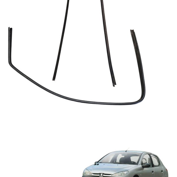 Kit Canaleta Dianteira Direita Peugeot 206 2004 2005 2006