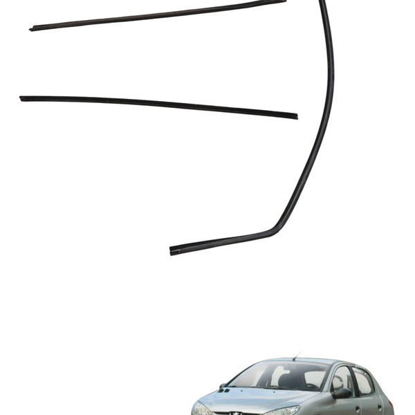 Kit Canaleta Dianteira Direita Peugeot 206 2004 2005 2006