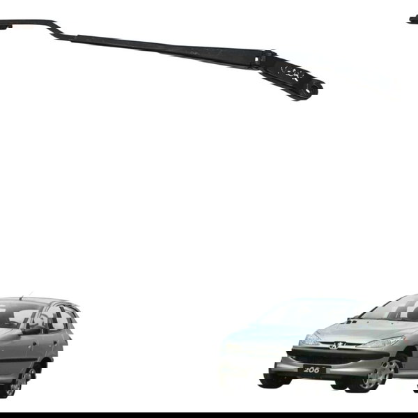 Haste Limpador Parabrisa Esquerdo Peugeot 206 2004 2005 2006 Esquerdo