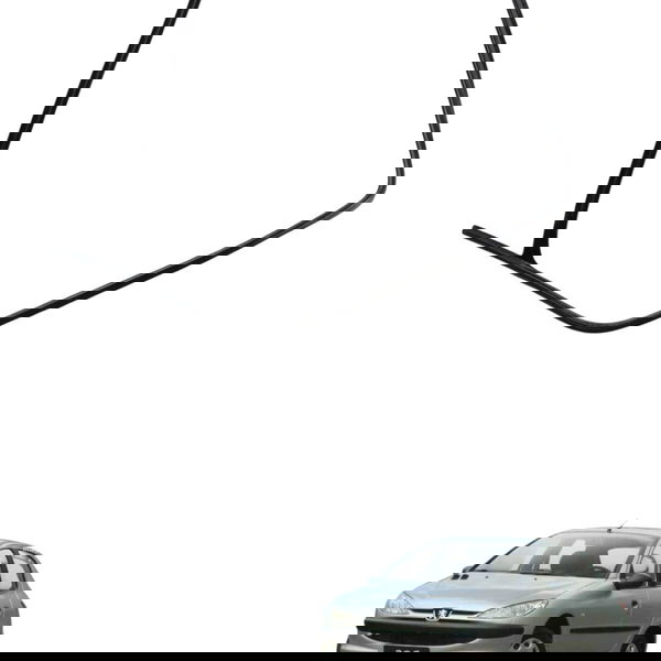 Guarnição Porta Traseira Direita Peugeot 206 2004 2005 2006