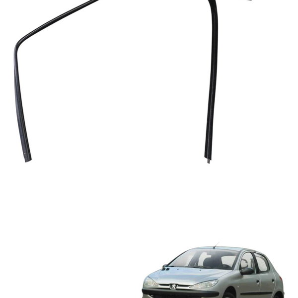 Guarnição Porta Traseira Esquerda Peugeot 206 2004 2005