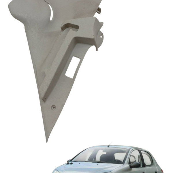 Moldura Suporte Bagagito Esquerdo Peugeot 206 2005 2006 2007