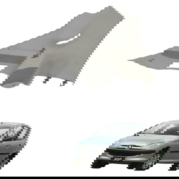 Moldura Suporte Bagagito Esquerdo Peugeot 206 2005 2006 2007