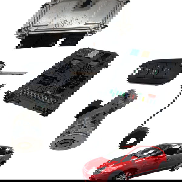 Kit Modulo Injeção Antena Chave Citroen C4 Glx 1.6 2013 2014