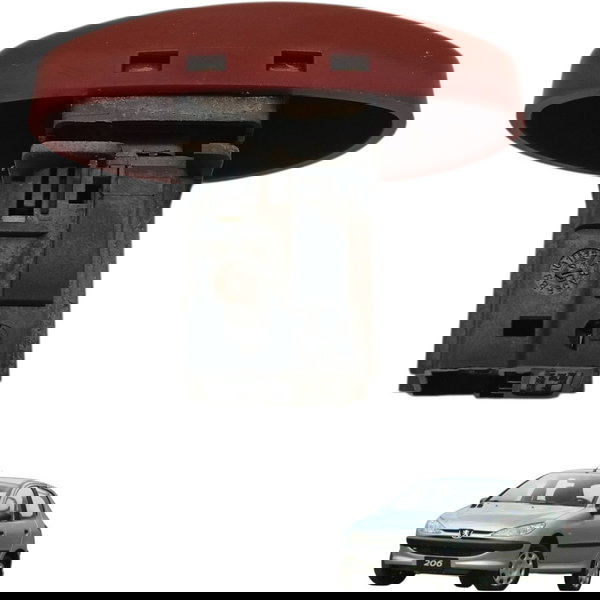 Botão Pisca Alerta Painel Peugeot 206 2003 2004 2005 2006