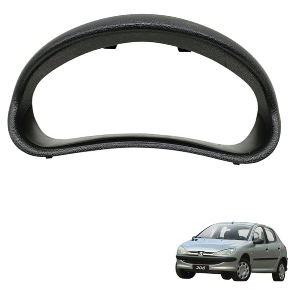 Moldura Painel Instrumentos Peugeot 206 2005 2006 2007