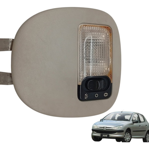 Luz Teto Cortesia Peugeot 206 2003 2004 2005 2006 2007 2008