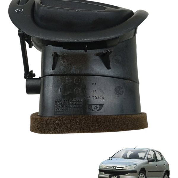 Difusor Ar Direito Painel Peugeot 206 2004 2005 2006 2007