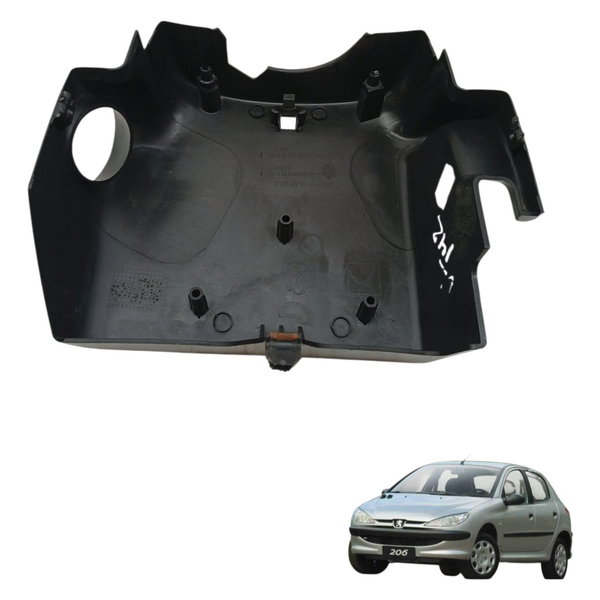 Moldura Inferior Coluna Direção Peugeot 206 2004 2005 2006