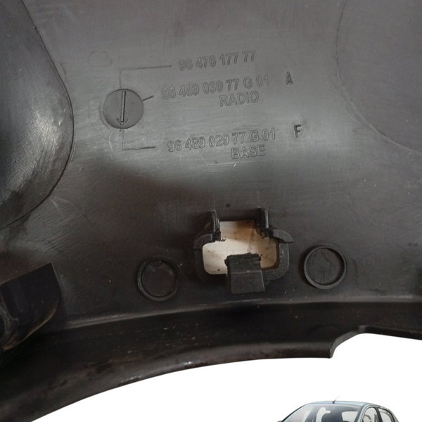 Moldura Inferior Coluna Direção Peugeot 206 2004 2005 2006