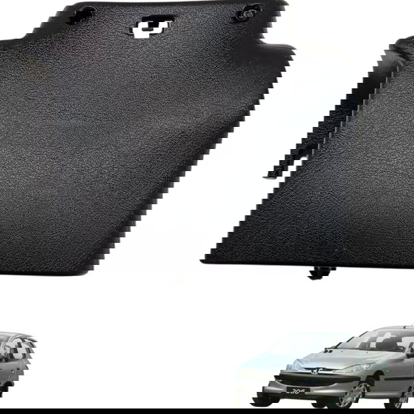 Moldura Inferior Coluna Direção Peugeot 206 2004 2005 2006