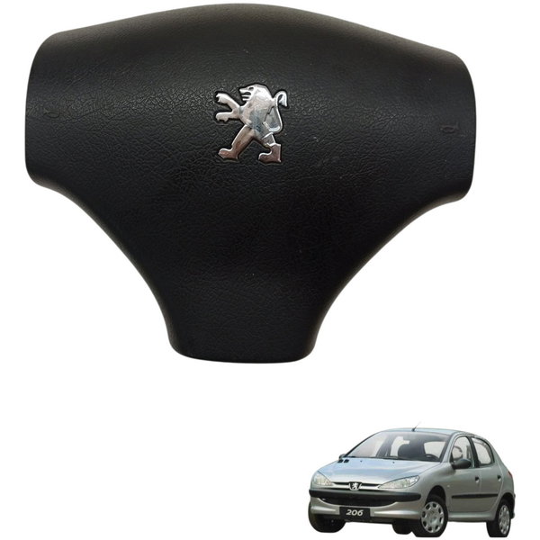 Capa Tampa Volante Buzina Peugeot 206 2004 2005 2006 2007