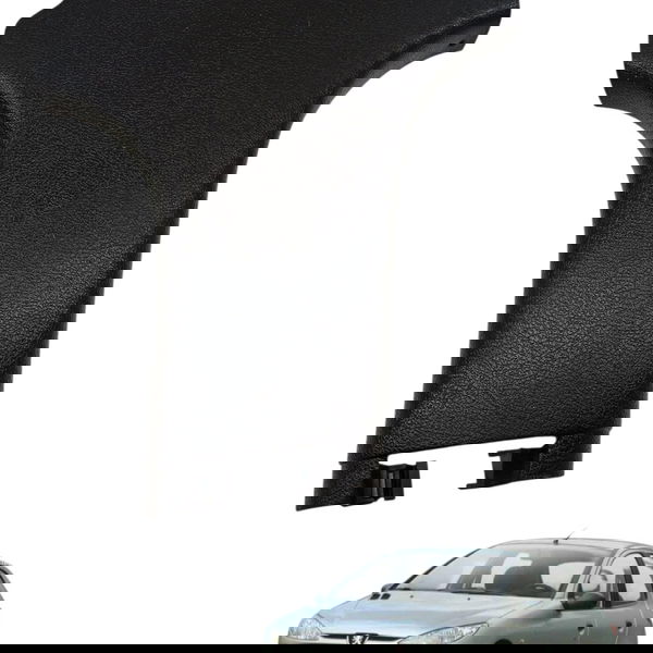 Moldura Direita Inferiror Coluna Peugeot 206 2005 Detalhe