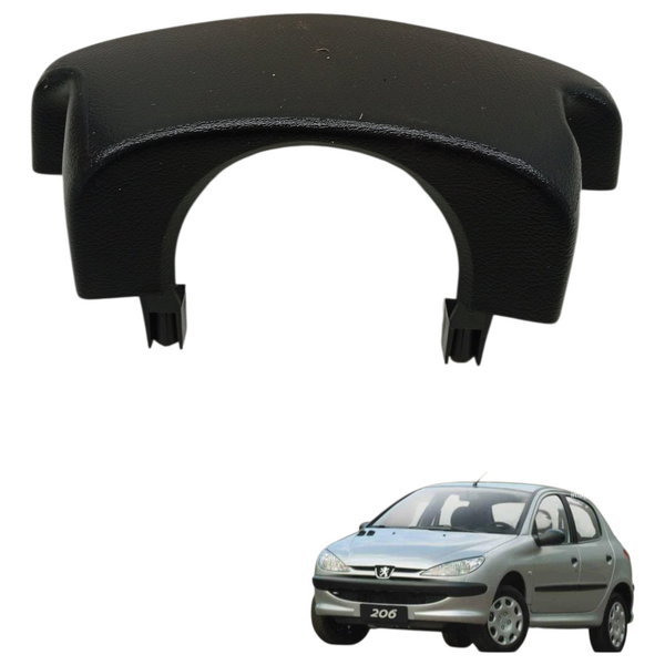 Moldura Superior Coluna Direção Peugeot 206 2004 2005 2006