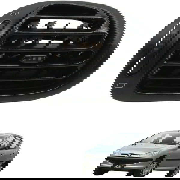 Difusor Ar Esquerdo Painel Peugeot 206 2004 2005 2006 2007