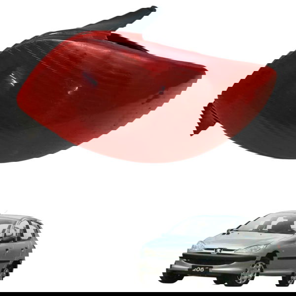 Lanterna Traseira Direita Peugeot 206 2002 2003 2004 2005 Direito/passageiro