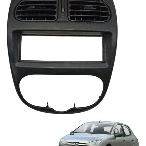Moldura Painel Central Difusor Ar Peugeot 206 2005 2006