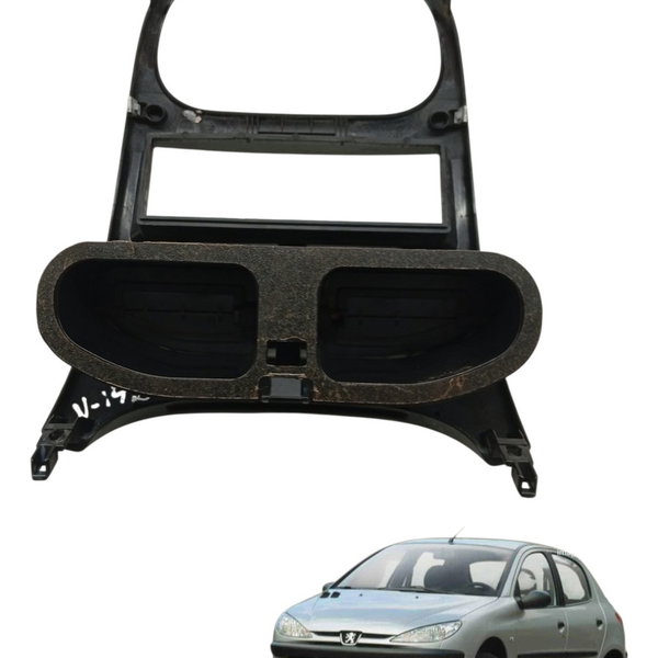 Moldura Painel Central Difusor Ar Peugeot 206 2005 2006