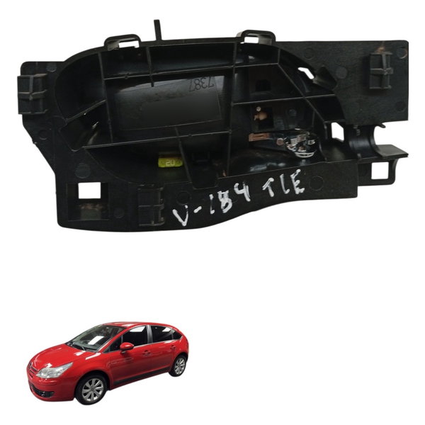 Maçaneta Interna Traseira Esquerda Citroen C4 Glx 2013 2014